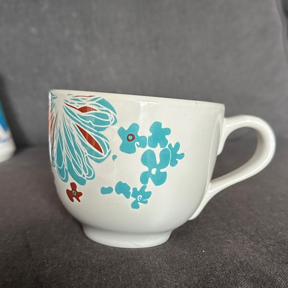 IKEA Other - IKEA Floral White and Blue Cup